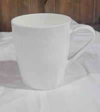 Roscher White Bone China Coffee Tea Mugs 4&rdquo; Tall EUC