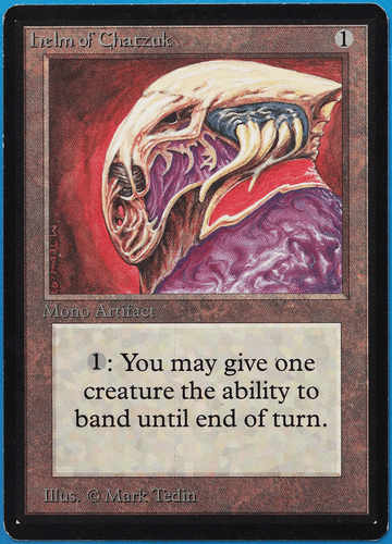 Helm of Chatzuk Beta NM Artifact Rare MAGIC GATHERING CARD (ID# 501409) ABUGames - Picture 1 of 2