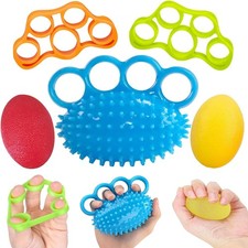 Hand Exercise Squeeze Balls, Grip Strength Trainer, Finger Recovery Kit, Improve