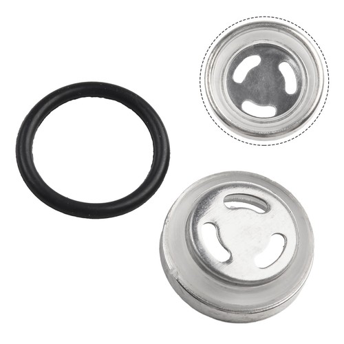 Vetro Mirino Gomma Guarnizione Serbatoio Argento Vetro Mirino Moto 18mm - Foto 11 di 12