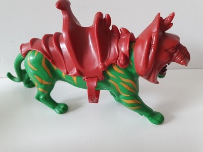 MOTU Masters of the Universe BATTLE CAT inkl Rüstung und Helm  Figur Vintage