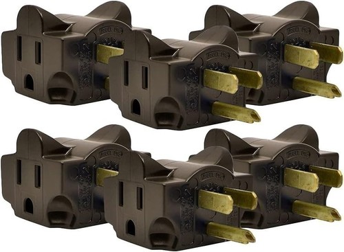 Hug-A-Plug Dual Outlet Wall Adapter 6 Pack - Picture 3 of 15