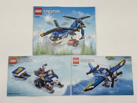 LEGO Creator 31049 Twin Helicopter 3-in-1 - Complete - Instructions & Original Box