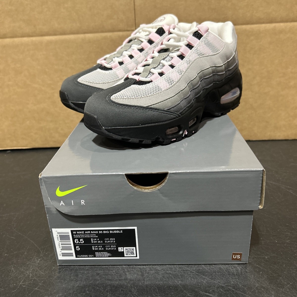 Nike Air Max 95 Big Bubble Pink Foam HJ5996-001 WMNS SIZE 6.5