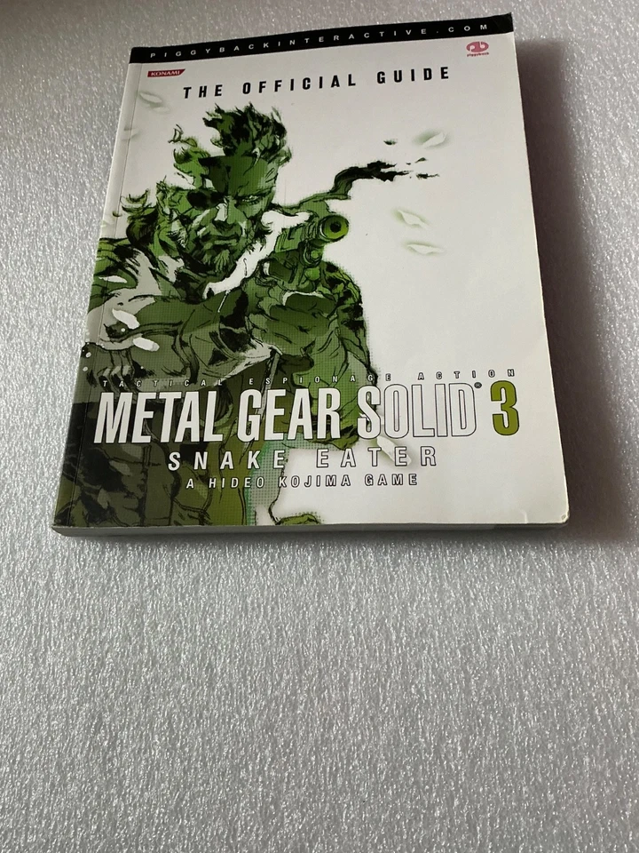 Metal Gear Solid 3 Snake Eater Official Strategy Guide vgc +foldout rare Konami - Image 3 of 4
