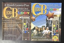 Chord Buddy Learning Chord System Guitar Tool/ Lot Of 2 Books
