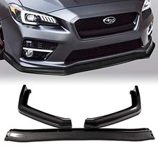 Front Bumper Lip Carbon Fiber Fits 2015-2020 Subaru WRX STI Sedan CS-Style