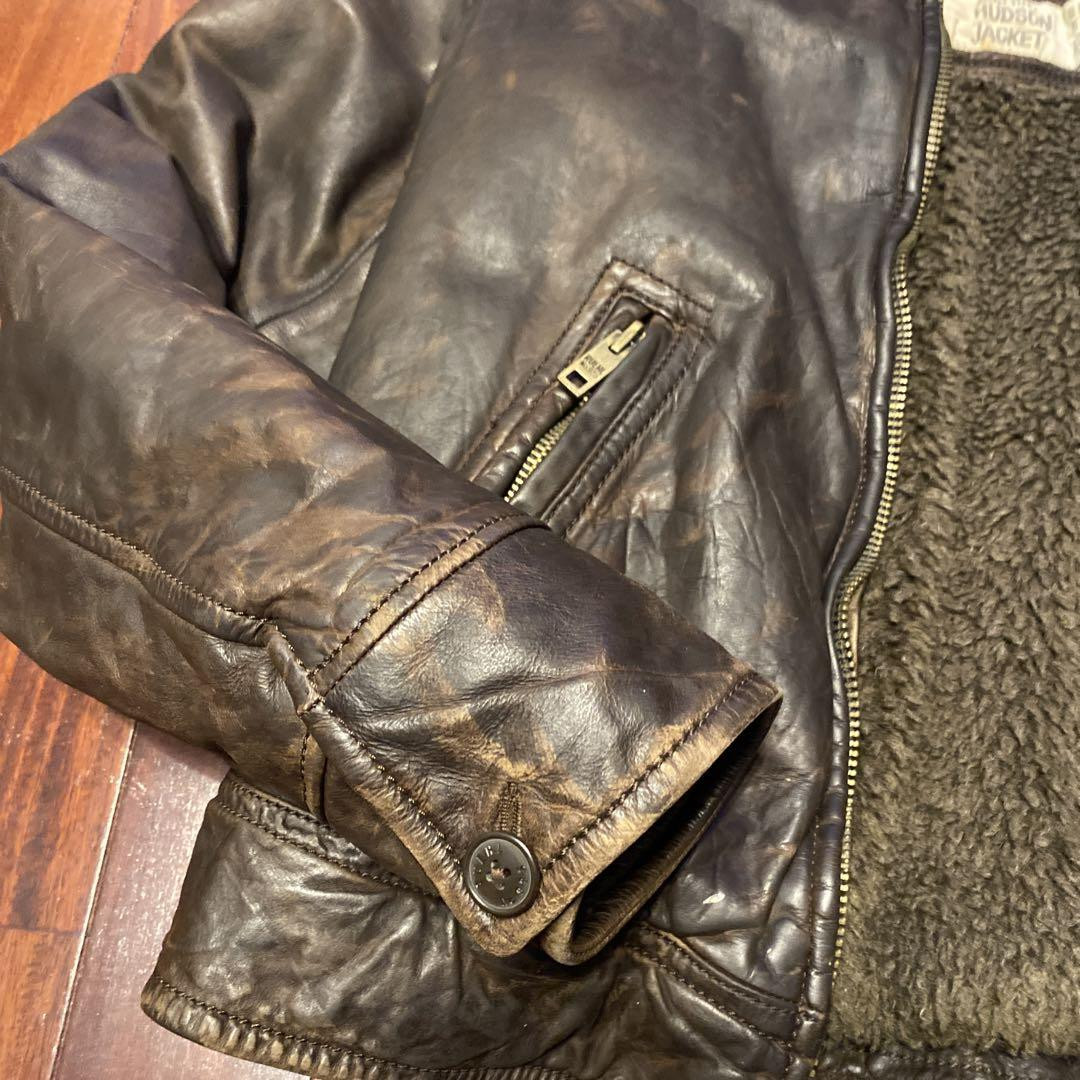 RUEHL No.925 ルール レザー ジャケット JACKET Used RUEHL No.925 Leather Jacket Single Riders Jacket Outer