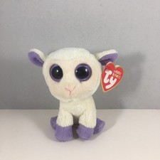 TY Basket Beanie Baby LILY the Lamb (3.5 Inch) NEW MWMT Easter Plush Stuffed Toy