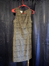 AGB Dresses Size 8 Cheetah print Mini Dress Vintage 2000s