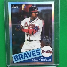 2020 Topps Chrome - 1985 Topps Ronald Acuña Jr. #85TC-25 Atlanta Braves