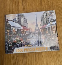 1000 Piece Puzzle,  Paris Flower Street