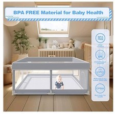 Baby Playpen, 47x47 in Small Play Pen,Toddler Playpen for Apartment,Play Yard...