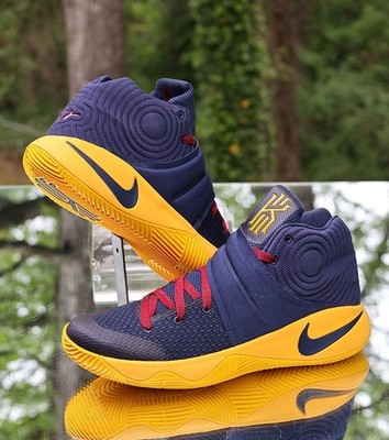 Nike Kyrie 2 Cavs 2016 Men's Size 10 Blue University Gold Custom