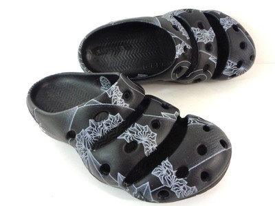 KEEN YOGUI Black with White EVA Clog Shoes US WMNs 7M EU 37.5