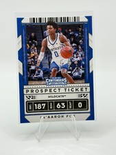 2020-21 Panini Contenders Draft Picks - De'Aaron Fox #22 Prospect Ticket