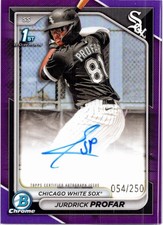 2024 Bowman Jurdrick Profar Auto /250 White Sox 1st