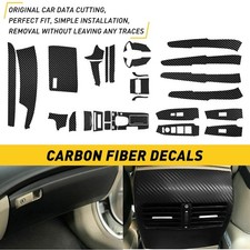 For Honda 2008-2012 Accord 8th Carbon Fiber Car Interior Decor Kits Trim Sticker