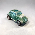Hot Wheels 1967 Redline Custom Volkswagen Beetle Spectraflame Antifreeze Green