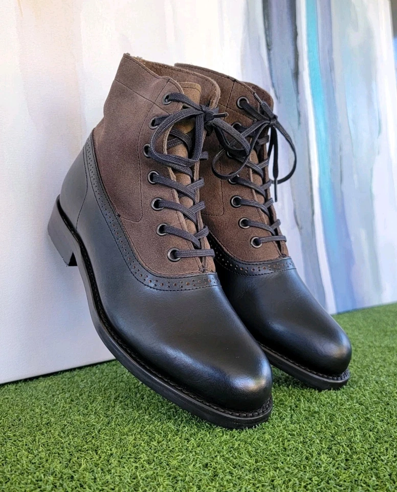 WOLVERINE Marcelle Boots ~ 1000 Mile Collection ~ Two Tone Leather/suede ~ 7.5B - Image 3 of 4