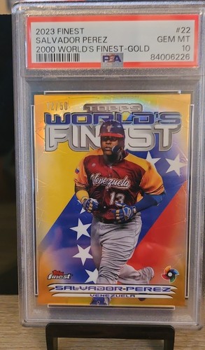 Salvador Perez [Gold] #2000-22 2023 Topps Finest 2000 World's card