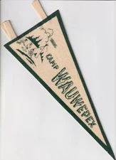 Camp Wauwepex Banner: MINT-VINTAGE!!
