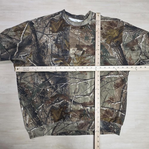 Liberty Realtree Camo Crewneck Pullover Sweatshirt Mens XL Hunting - Picture 6 of 8