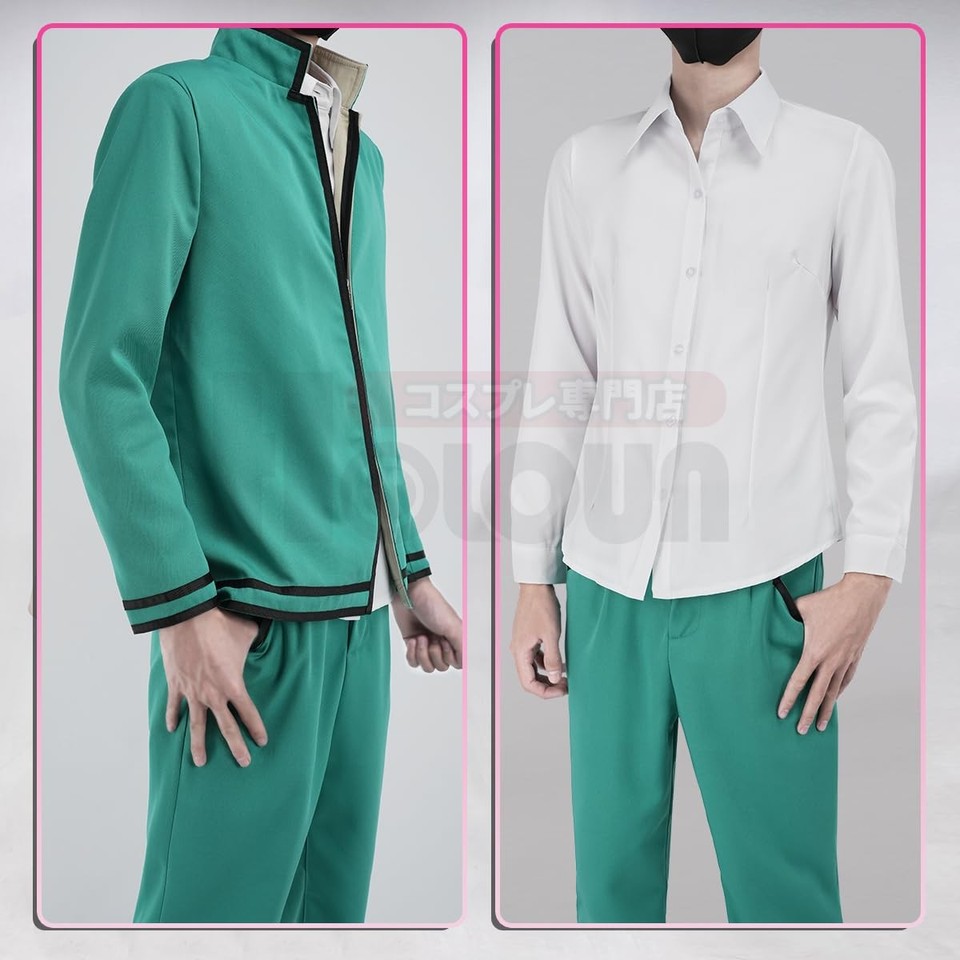 [Holoun] Costume Saiki K. Pk Academy Student Uniform Cosplay Costume ...