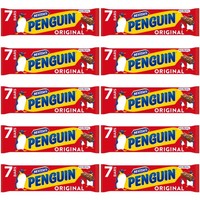 McVitie's Penguin Milk Chocolate Biscuit Bar Multipack 7 x 24.6g (10 Pack)