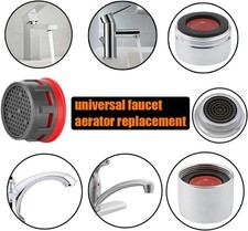 JQK Faucet Aerator, 2.2 GPM Flow Retrictor Insert Faucet Aerators Replacement Pa