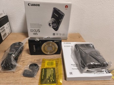 Canon IXUS 185 Schwarz - Kompakte Digitalkamera - 20 MP - Wie Neu 
