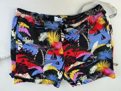 Topman Shorts Trunks Men's M Multicolor Drawstring Waistband