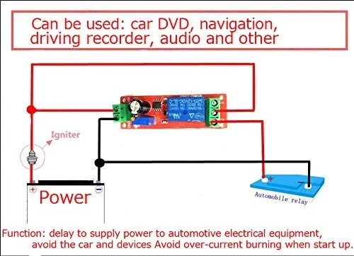 2PCS DC 12V NE555 Delay Timer Relay Switch Module 0 to 10 Seconds Adjustable ... image 5