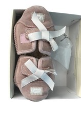 UGGS-2017 JESSE BOW I-BOOTIES-BABY PINK- CRiB Shearling Fur Leather Boots 2/3