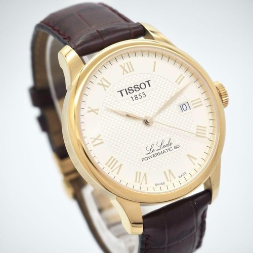 Selten Tissot Powermatic 80 Automatisch Le Locle Datum Herren Uhr mit Box - Bild 3 von 12