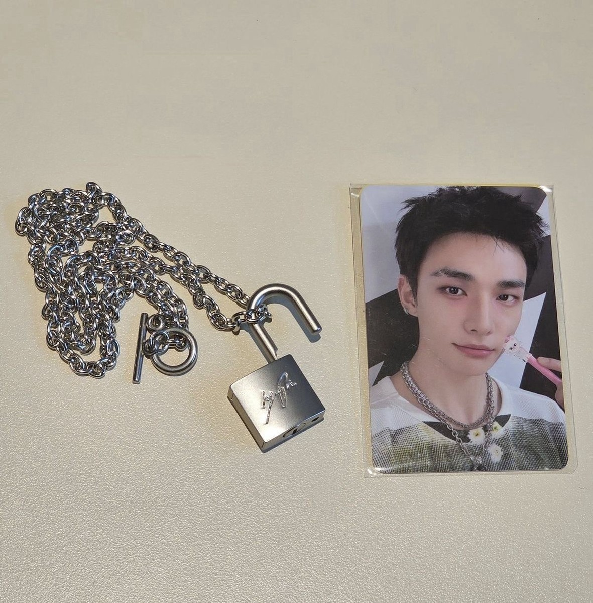 PRE-ORDER Stray Kids dominATE: celebrATE MD Necklace by Hyunjin 1