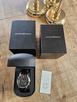 Emporio Armani Classic AR 2447 Herren Armbanduhr Chronograph Original OVP