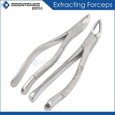 Dental Extracting Forceps 150s  151s Surgical Tooth Extraction Tools Set of 2