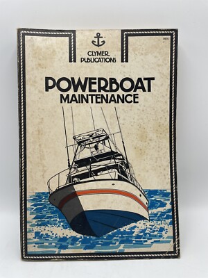 Clymer 1975 Powerboat Maintenance Shop Manual  B620 Motors Engines Electrical