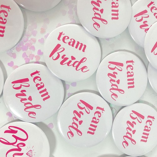 8 Pcs Abzeichen Braut Junggesellenabschied Bachelorette Party soldes Accessoires
