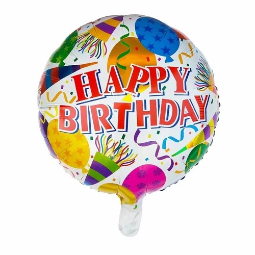 Happy Birthday Banner 18inch foil Helium balloons birthday party decoration-45cm - Picture 15 of 16