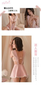 Sexy Lingerie Hollow Out Maid Outfits Servant Girl Cosplay Costumes Night Dress