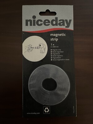 Niceday Magnetic Grid Strip 3mm x 0.9mm 3m Black Whiteboards Office Presentation