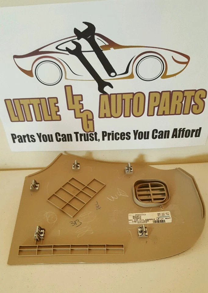 2005-2009 Chevrolet Cobalt Floor Console Extension Panel - Left - 25845902 - Image 2 of 4