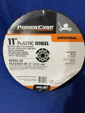 Power Care Universal Plastic Wheel Lawn Mowers Replacement Part 11 in x 1.75 in