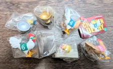 Chicken Derby Capsule Toy 6 types Prize Bird Miniature Collection Figure Rare