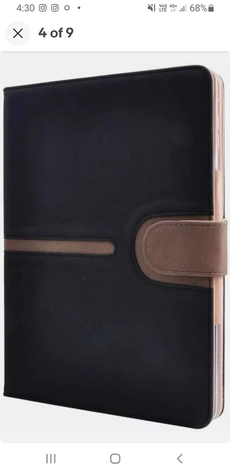 MOFRED buckle Suede Apple Ipad Case. Includes screen protector and stylus pen. - Image 2 of 4