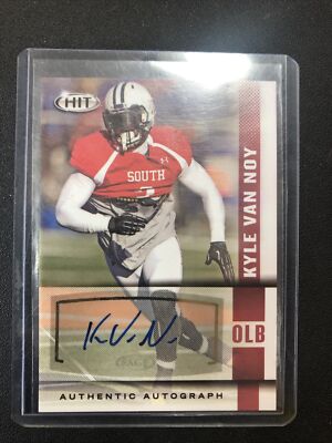 2014 SAGE HIT KYLE VAN NOY rookie Auto