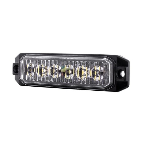 6 High Power LED "Competition Series" Slim Warning Light - Red - Picture 4 of 9