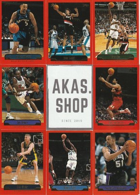1999-00 TOPPS Basketball NBA Trading Cards '99-2000 inc. Rookies Pick your Cards